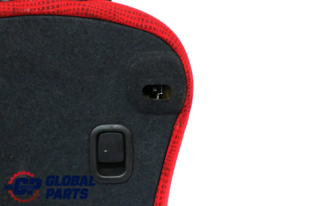 BMW Mini Cooper R50 Rücksitz Links Rückenlehne Stoff Leder Tartan Rot - SKU 7051370 - Teilenummer 7051370