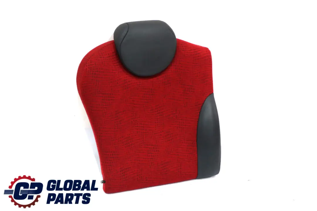 Mini Cooper One R50 Rear Back Seat Right O/S Cloth Leather Backrest Tartan Red - SKU 7051370 - Part number 7051370