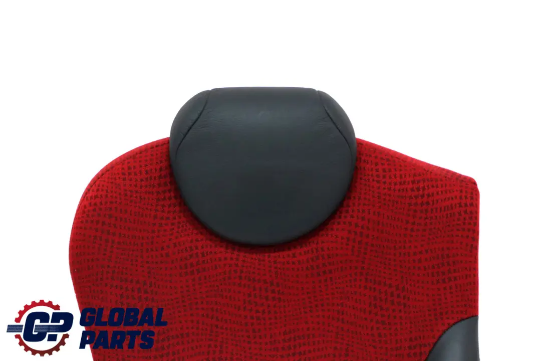 Mini Cooper One R50 Rear Back Seat Right O/S Cloth Leather Backrest Tartan Red - SKU 7051370 - Part number 7051370