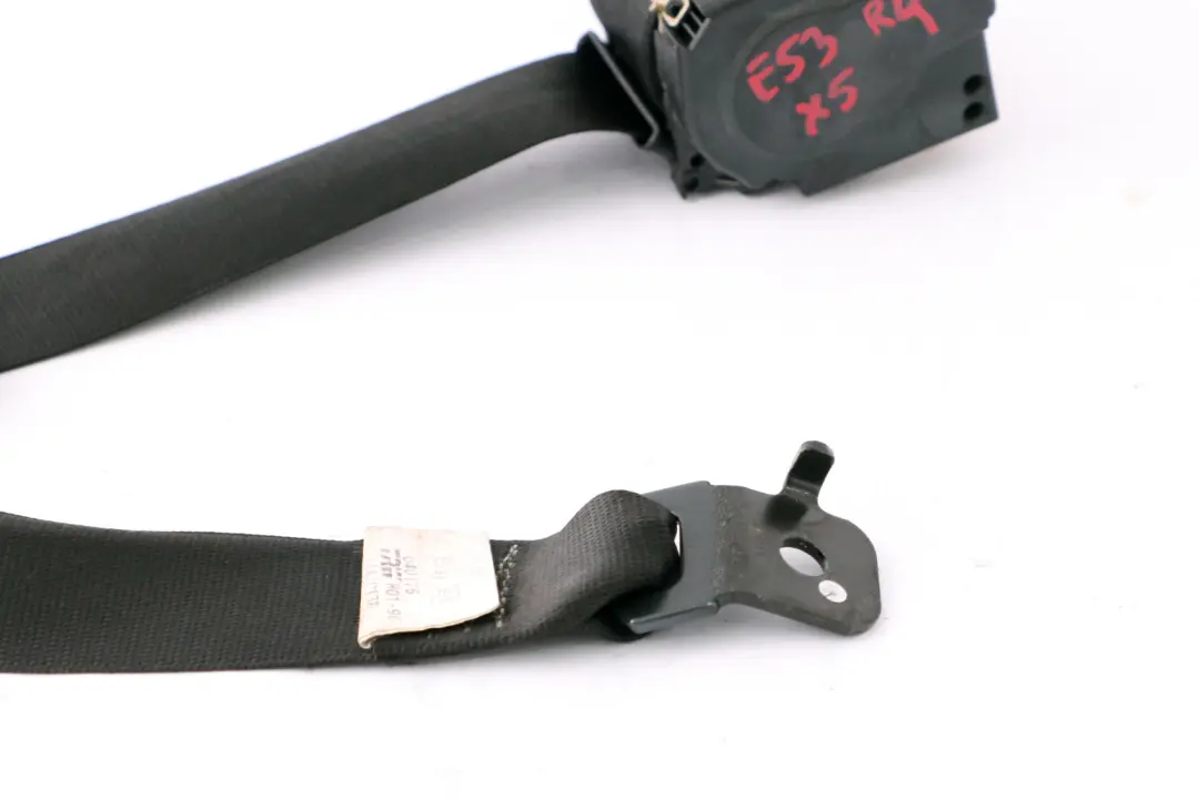 BMW X5 Series E53 Seat Seatbelt Seat Belt Rear Right O/S Schwarz Black - SKU 7051508 - Part number 7051508