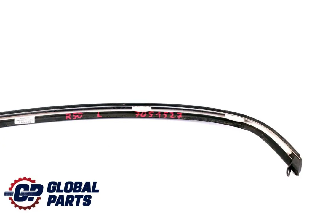 BMW Mini Cooper One R50 R52 R53 Cover Windshield Bottom Left N/S Chrome - SKU 7051527 - Part number 7051527