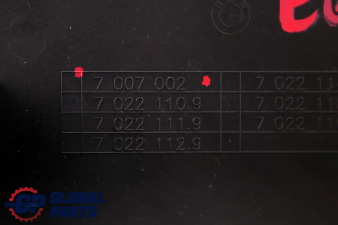 BMW E65 E66 E67 Panel Podstawa Podłokietnika - SKU 7051750 - Numer Części 7051750