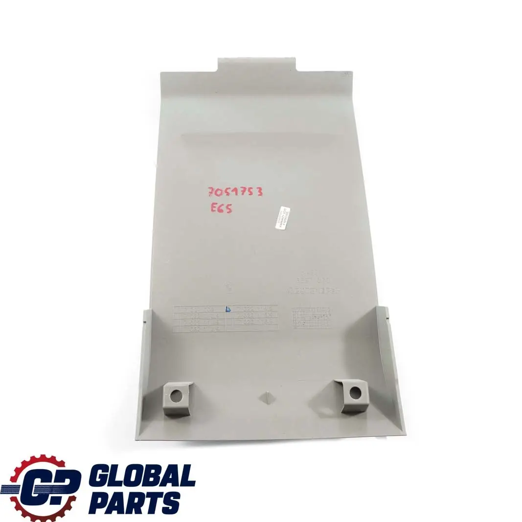 Asiento Trasero Apoyabrazos Panel Verde Piedra para BMW E65 E66 con número de pieza 7051753 BMW E65 E66 Asiento Trasero Apoyabrazos Panel Verde Piedra - SKU 7051753 - Número de pieza 7051753