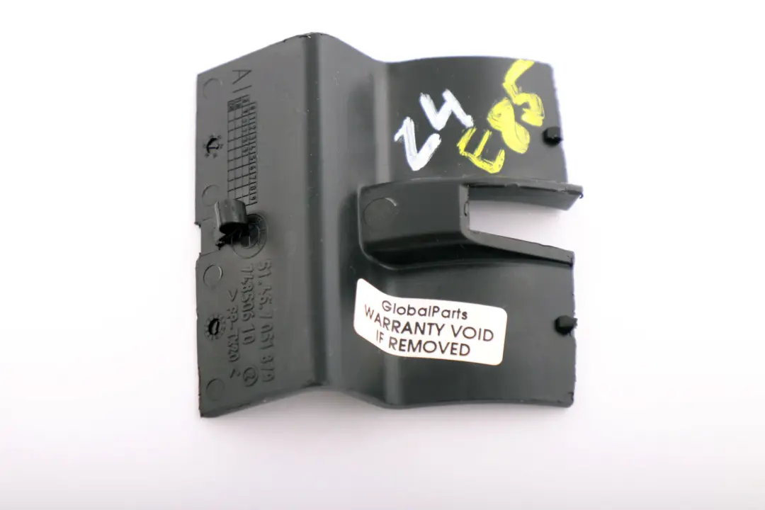 BMW Serie Z4 E85 Tapa Apoyabrazos Central Negro - SKU 7051879 - Número de pieza 7051879