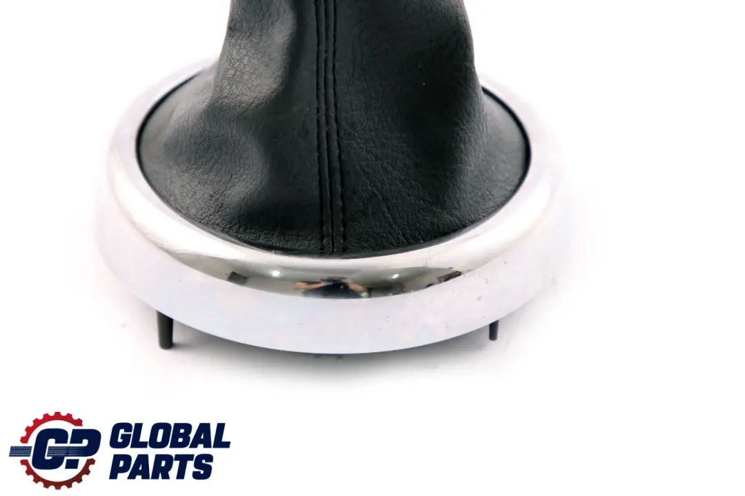 Mini Cooper R50 R52 Trimmring Silber Schalthebel Boot Panther schwarz - SKU 7052157-1 - Teilenummer 7052157