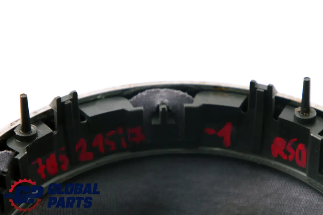 Anillo Embellecedor Plata Cambios Bota Pantera Negro para Mini Cooper R50 R52 con número de pieza 7052157 Mini Cooper R50 R52 Anillo Embellecedor Plata Cambios Bota Pantera Negro - SKU 7052157-1 - Número de pieza 7052157