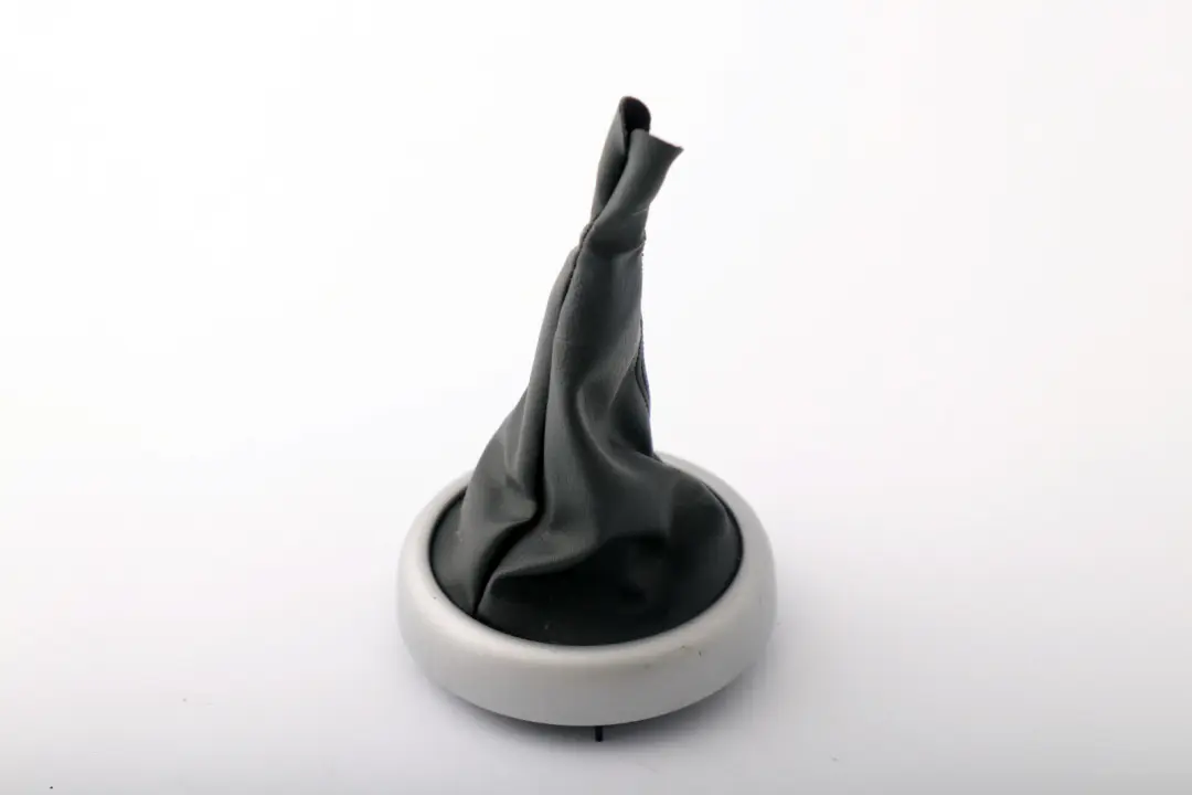 Trim Ring Silver Gearshift Lever Boot Anthracit 7052161 to Mini R50 R52 R53 with Part number 7052160 Mini R50 R52 R53 Trim Ring Silver Gearshift Lever Boot Anthracit 7052161 - SKU 7052160 - Part number 7052160