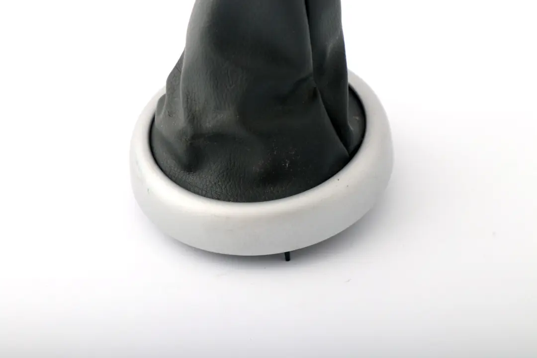 Trim Ring Silver Gearshift Lever Boot Anthracit 7052161 to Mini R50 R52 R53 with Part number 7052160 Mini R50 R52 R53 Trim Ring Silver Gearshift Lever Boot Anthracit 7052161 - SKU 7052160 - Part number 7052160