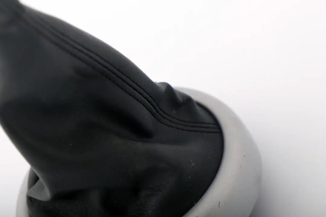 Trim Ring Silver Gearshift Lever Boot Anthracit 7052161 to Mini R50 R52 R53 with Part number 7052160 Mini R50 R52 R53 Trim Ring Silver Gearshift Lever Boot Anthracit 7052161 - SKU 7052160 - Part number 7052160