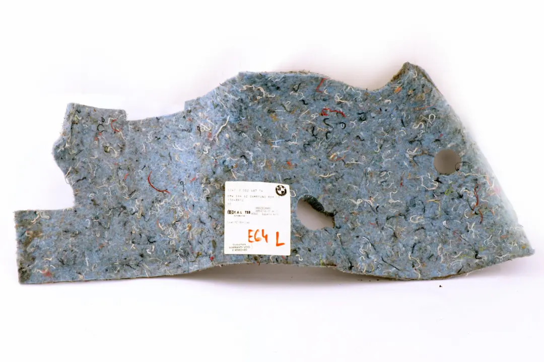 BMW 6 Series E64 LCI Sound Insulatng Trunk Wheel Housing Left N/S - SKU 7052487 - Part number 7052487