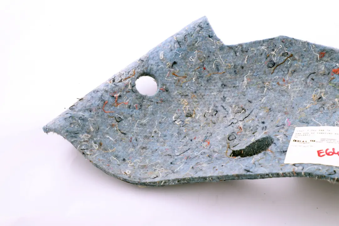 E64N LCI Cabrio Sound Insulatng Trunk Wheel Housing Right O/S to BMW 6 Series E64 with Part number 7052488 BMW 6 Series E64 E64N LCI Cabrio Sound Insulatng Trunk Wheel Housing Right O/S - SKU 7052488 - Part number 7052488