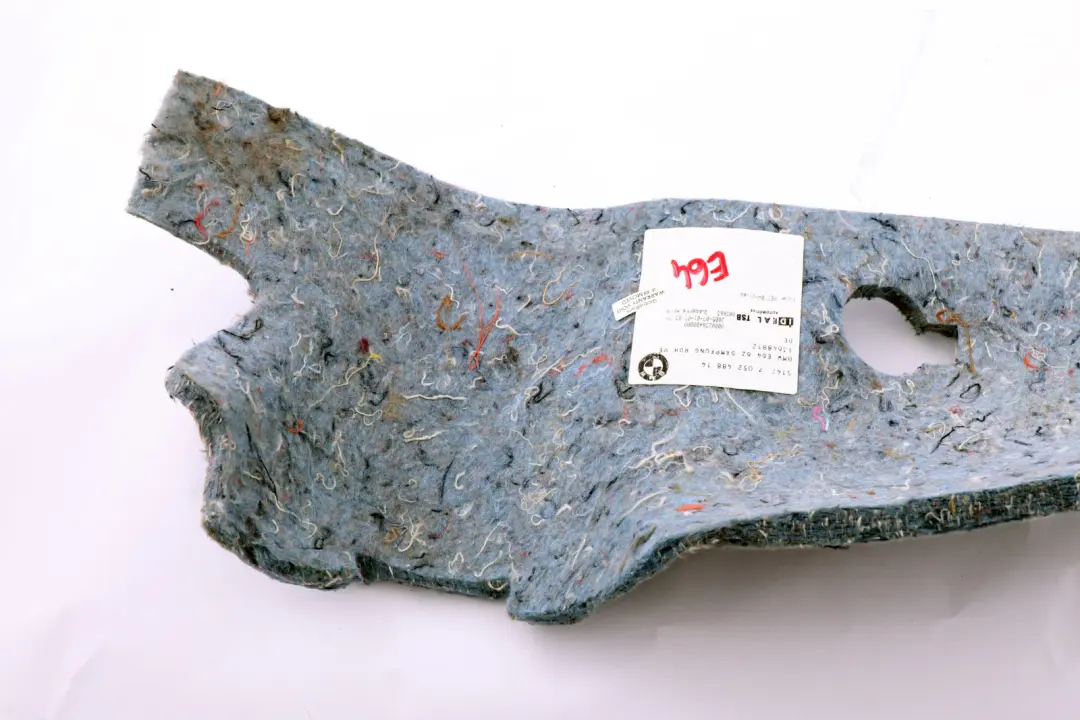 E64N LCI Cabrio Sound Insulatng Trunk Wheel Housing Right O/S to BMW 6 Series E64 with Part number 7052488 BMW 6 Series E64 E64N LCI Cabrio Sound Insulatng Trunk Wheel Housing Right O/S - SKU 7052488 - Part number 7052488