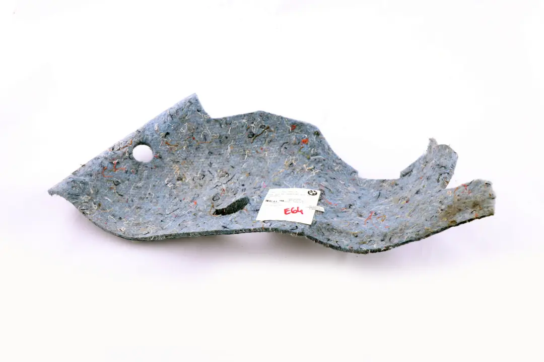 E64N LCI Cabrio Sound Insulatng Trunk Wheel Housing Right O/S to BMW 6 Series E64 with Part number 7052488 BMW 6 Series E64 E64N LCI Cabrio Sound Insulatng Trunk Wheel Housing Right O/S - SKU 7052488 - Part number 7052488