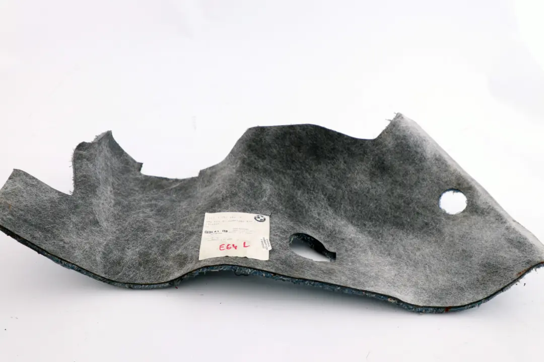 E64N LCI Cabrio Sound Insulatng Trunk Wheel Housing Left N/S to BMW 6 Series E64 with Part number 7052489 BMW 6 Series E64 E64N LCI Cabrio Sound Insulatng Trunk Wheel Housing Left N/S - SKU 7052489 - Part number 7052489