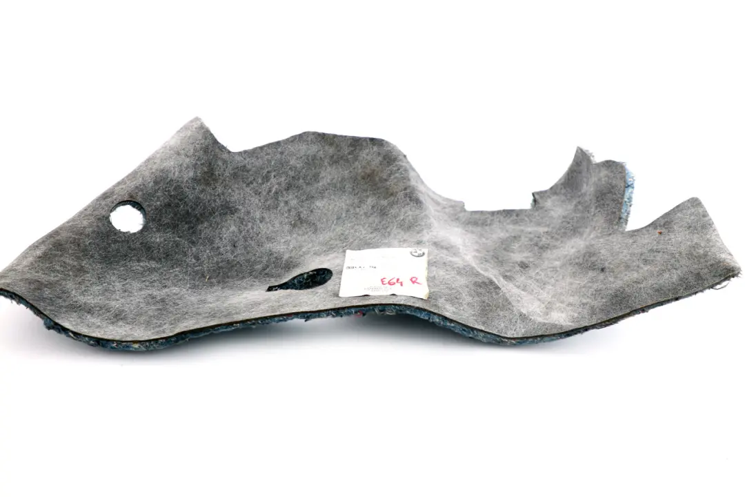E64N LCI Cabrio Sound Insulatng Trunk Right O/S Wheel Housing to BMW 6 Series E64 with Part number 7052490 BMW 6 Series E64 E64N LCI Cabrio Sound Insulatng Trunk Right O/S Wheel Housing - SKU 7052490 - Part number 7052490