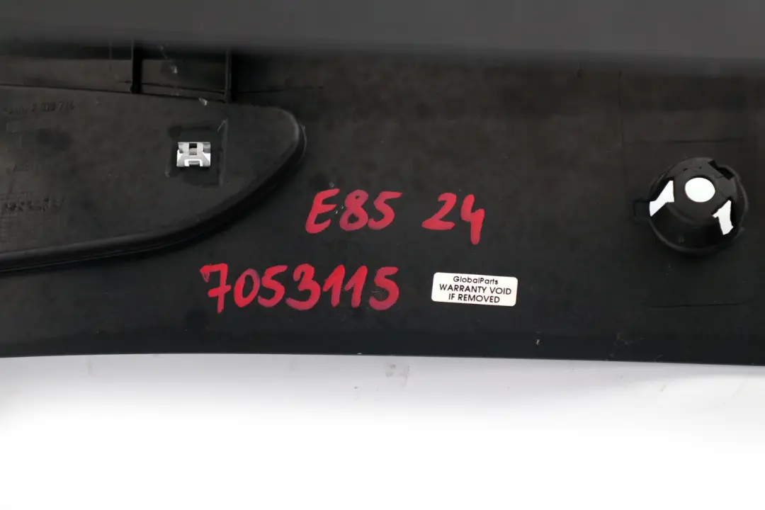 BMW E85 E86 Z4 Osłona tunelu konsola środkowa - SKU 7053115 - Numer Części 7053115