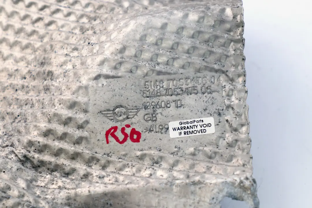  *BMW Mini Cooper One R50 R52 Wärmeschutzblech Schaltseile - SKU 7053475 - Teilenummer 7053475