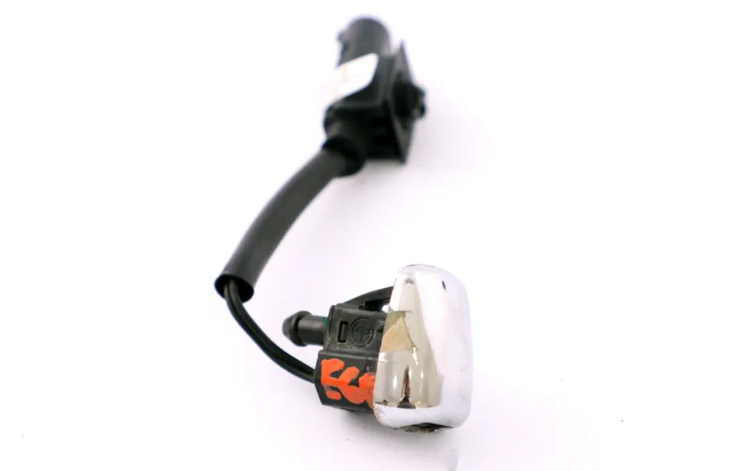 Heated Spray Nozzle Windscreen Washer Chrome to BMW 5 6 Series E60 E61 E63 E64 LCI with Part number 7054447 BMW 5 6 Series E60 E61 E63 E64 LCI Heated Spray Nozzle Windscreen Washer Chrome - SKU 7054447 - Part number 7054447
