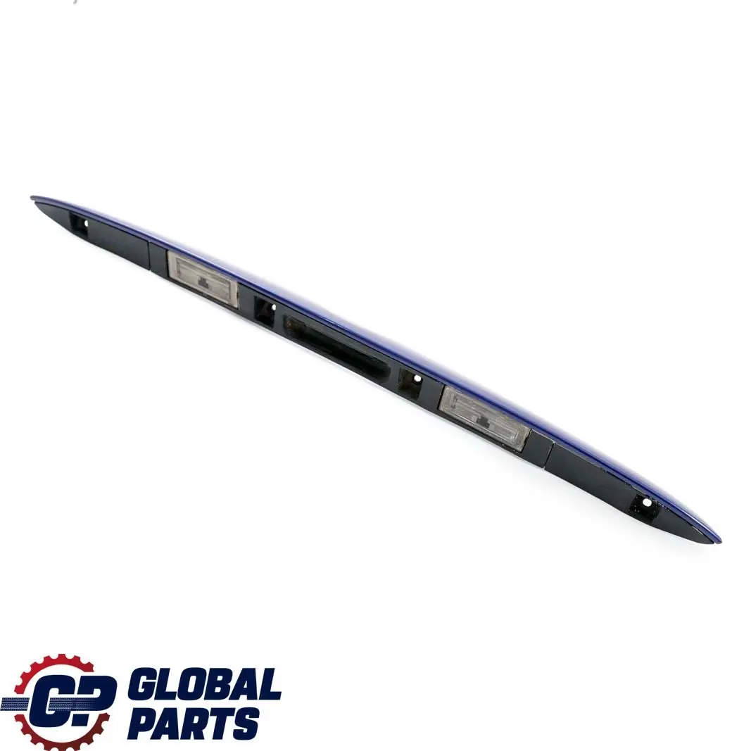 Griffleiste Heckklappe Le Mans Blau Metallic 381 für BMW X5 er E53 mit Teilenummer 7054941 BMW X5 er E53 Griffleiste Heckklappe Le Mans Blau Metallic 381 - SKU 7054941-LMB - Teilenummer 7054941