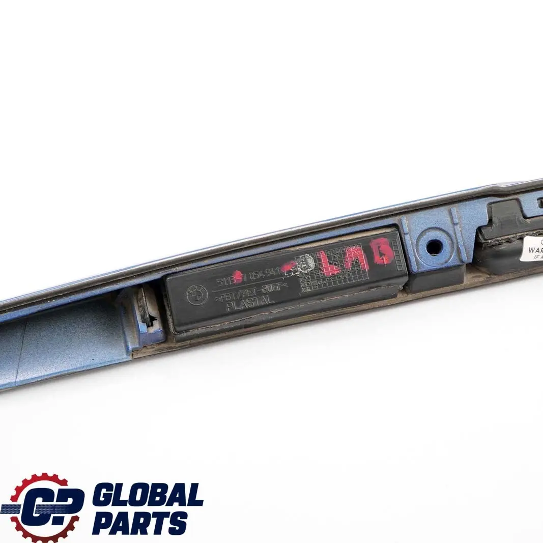 Trunk Lid Grip Handle Boot Le Mans Blau Blue 381 to BMW X5 Series E53 Rear with Part number 7054941 BMW X5 Series E53 Rear Trunk Lid Grip Handle Boot Le Mans Blau Blue 381 - SKU 7054941-LMB - Part number 7054941