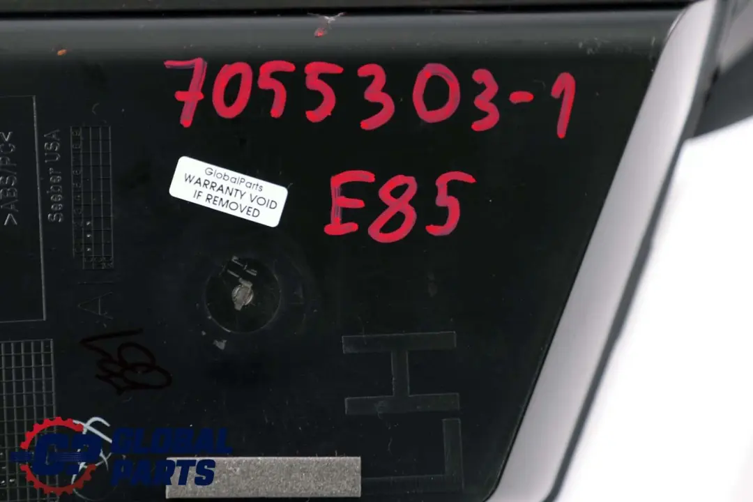BMW Z4 E85 Rear Panel Insert Cover Left N/S Black 7016669 - SKU 7055303-1 - Part number 7055303