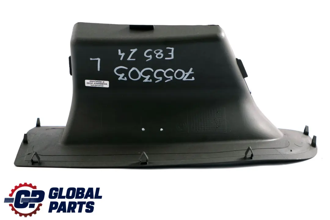 Couvercle d'insert de panneau arrière gauche gris 7016669 pour BMW Z4 E85 à propos du numéro de pièce 7055303 BMW Z4 E85 Couvercle d'insert de panneau arrière gauche gris 7016669 - SKU 7055303 - Numéro de pièce 7055303