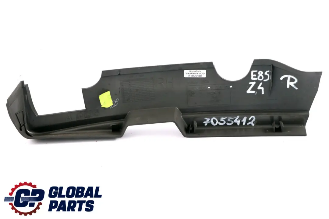 BMW Z4 Series E85 Covering Top Rear Right O/S Trim Panel Grey 7043816 - SKU 7055412 - Part number 7055412