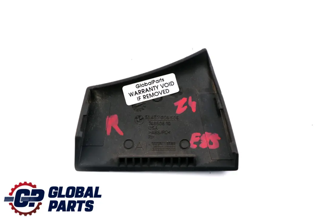BMW Z4 Series E85 Cover Belt Outlet Right O/S Black - SKU 7055416 - Part number 7036506