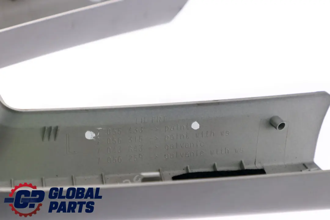 BMW Z4 Series E85 Roll Bar Trim Covering Left N/S Cover Grey Silver - SKU 7055433 - Part number 7043835