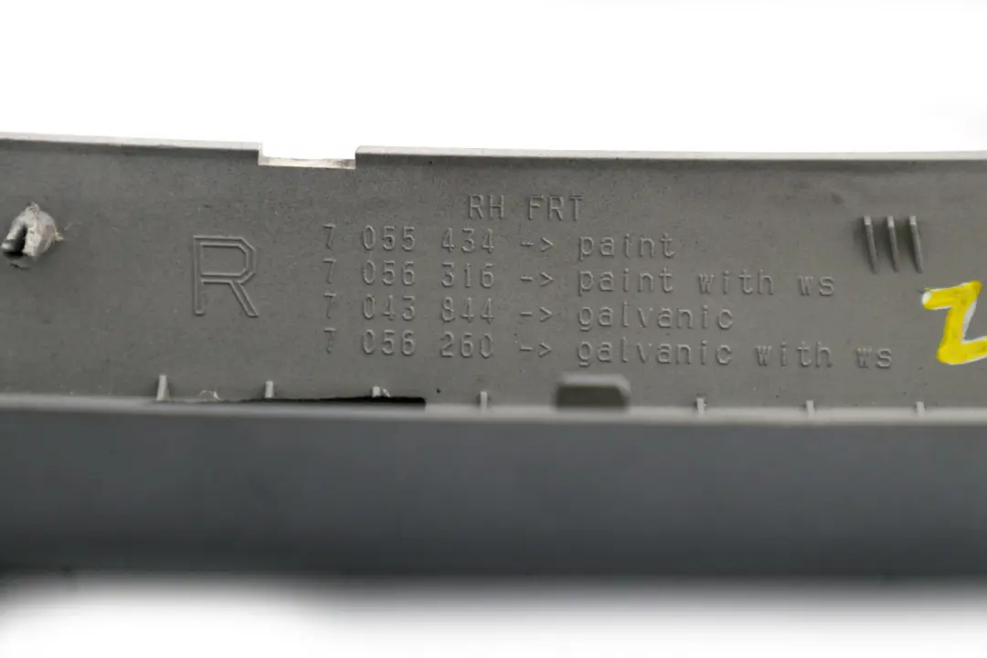 Roll Bar Trim Panel Right O/S Grey Silver 7043836 to BMW Z4 Series E85 with Part number 7055434 BMW Z4 Series E85 Roll Bar Trim Panel Right O/S Grey Silver 7043836 - SKU 7055434 - Part number 7055434