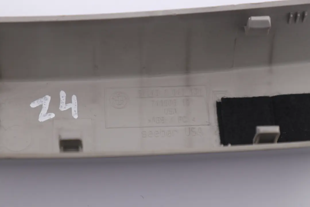 Roll Bar Trim Covering Right O/S Silver 7043838 to BMW Z4 E85 with Part number 7055440 BMW Z4 E85 Roll Bar Trim Covering Right O/S Silver 7043838 - SKU 7055440 - Part number 7055440