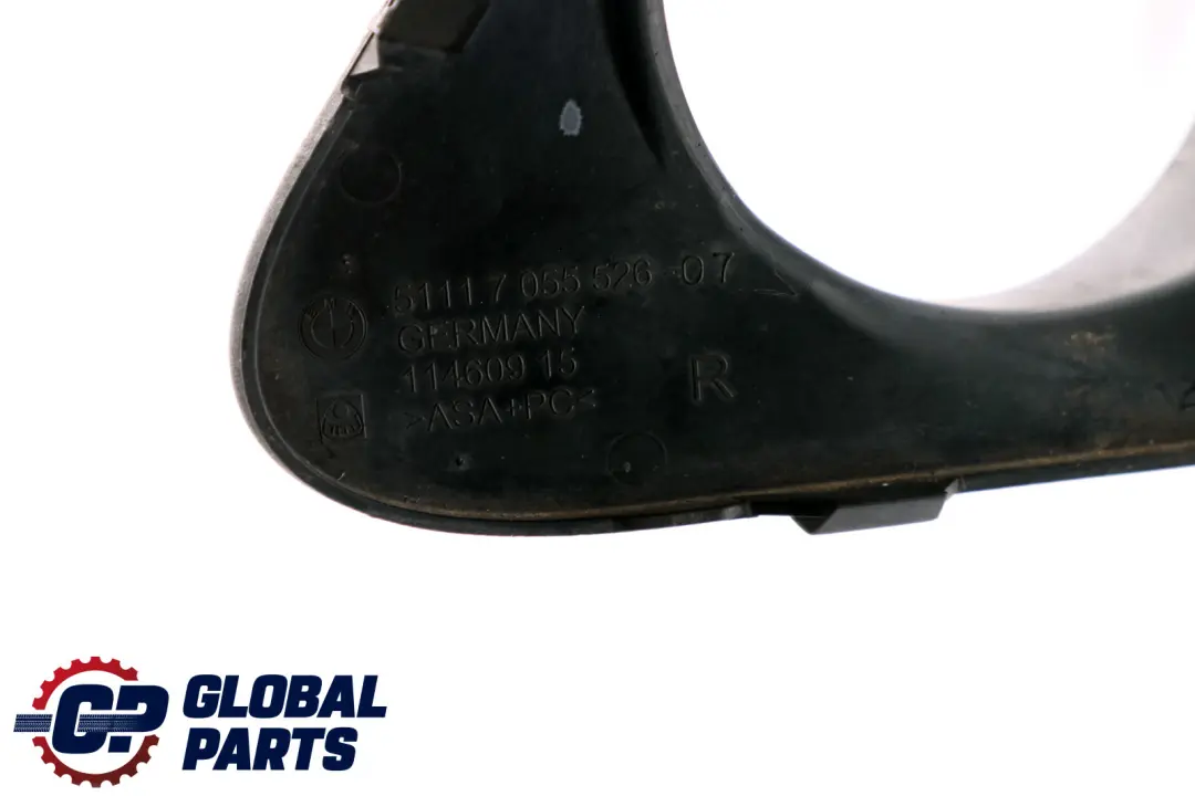 BMW 6 Series E63 E64 LCI Front Right O/S Bumper Cover Fog Lamp Trim - SKU 7055526 - Part number 7055526