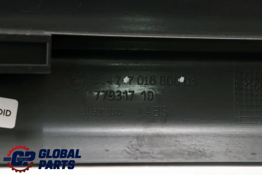 Strip Entrance Interior Right Grey O/S 7016800 to BMW Z4 Series E85 E86 Cover with Part number 7055554 BMW Z4 Series E85 E86 Cover Strip Entrance Interior Right Grey O/S 7016800 - SKU 7055554 - Part number 7055554