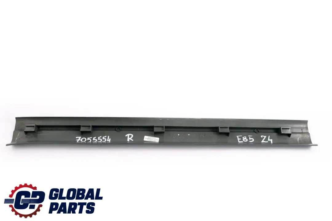 Strip Entrance Interior Right Grey O/S 7016800 to BMW Z4 Series E85 E86 Cover with Part number 7055554 BMW Z4 Series E85 E86 Cover Strip Entrance Interior Right Grey O/S 7016800 - SKU 7055554 - Part number 7055554
