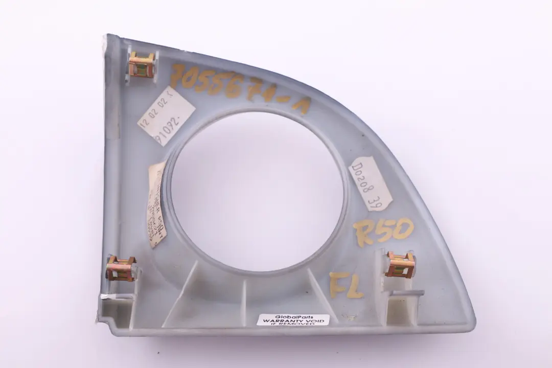 Embellecedor Panel Salpicadero Izquierda Antracita para Mini Cooper One R50 R53 JCW con número de pieza 51457055671 Mini Cooper One R50 R53 JCW Embellecedor Panel Salpicadero Izquierda Antracita - SKU 7055671-1 - Número de pieza 51457055671