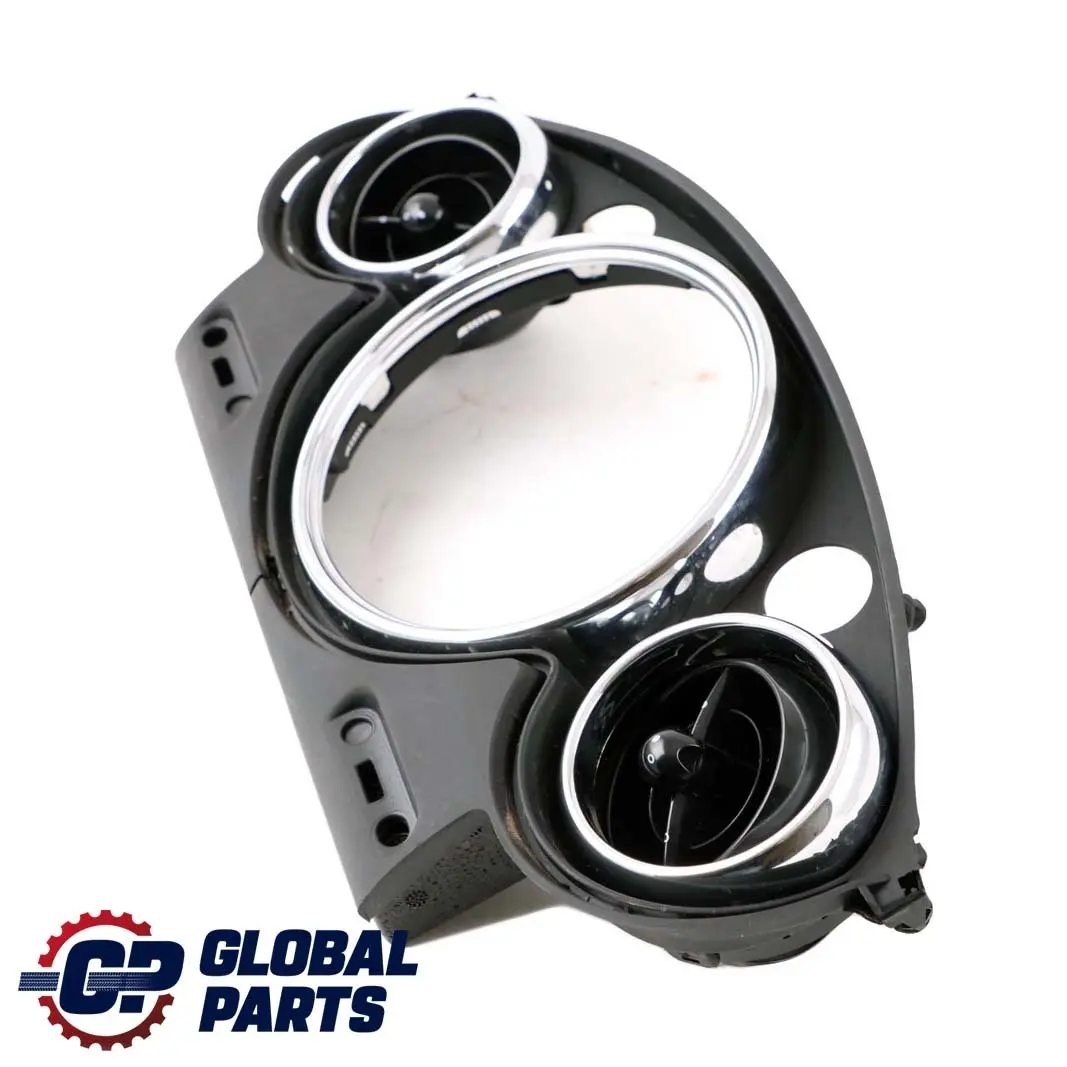 Motivi Ornamentali Cruscotto Verniciato Centro Cromo per Mini Cooper R50 R53 con numero di parte 7055703 Mini Cooper R50 R53 Motivi Ornamentali Cruscotto Verniciato Centro Cromo - SKU 7055703-4 - Numero di parte 7055703
