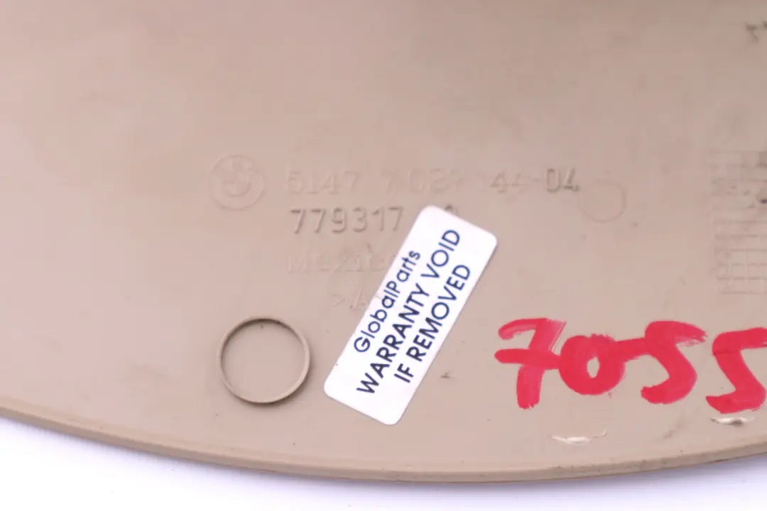 BMW Z4 Series E85 E86 Covering Cover Rear Right O/S Trim Entrance Beige 7027144 - SKU 7055710 - Part number 7055710