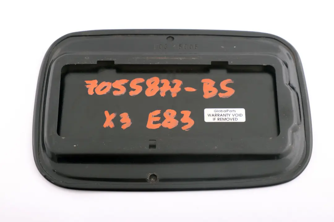 E83N LCI Cache pour Reservoir Noir Sapphire 5117 pour BMW X3 Serie E83 à propos du numéro de pièce 7055877 BMW X3 Serie E83 E83N LCI Cache pour Reservoir Noir Sapphire 5117 - SKU 7055877-BS - Numéro de pièce 7055877
