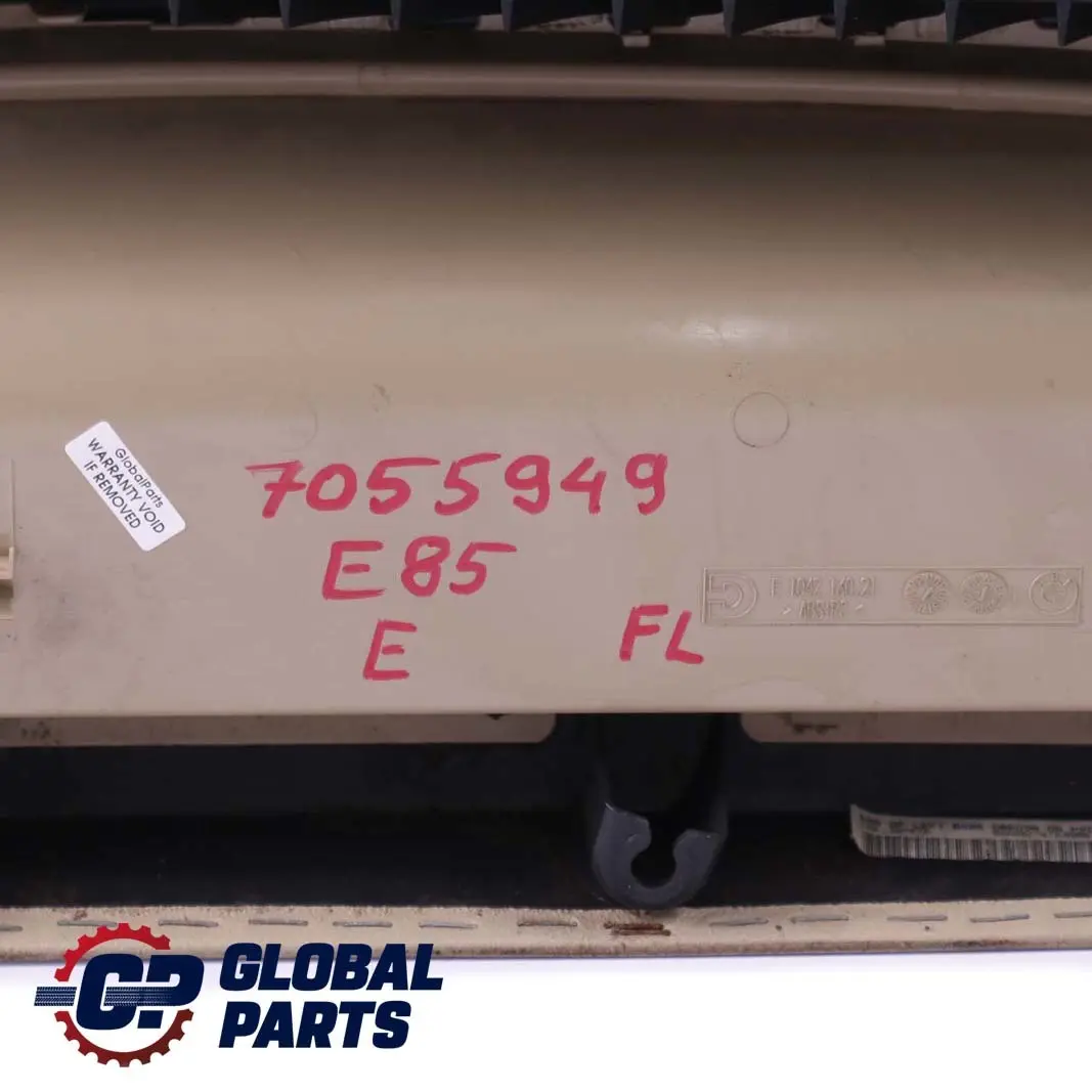 Front Left N/S Door Card Leather Beige Trim Panel to BMW Z4 Series E85 E86 with Part number 7055949 BMW Z4 Series E85 E86 Front Left N/S Door Card Leather Beige Trim Panel - SKU 7055949 - Part number 7055949