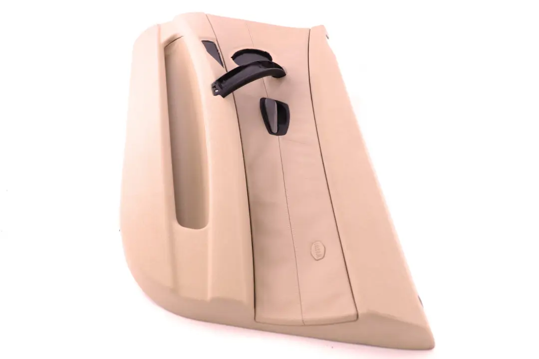Front Right O/S Door Card Lining Leather Beige Trim Panel to BMW Z4 Series E85 E86 with Part number 7055950 BMW Z4 Series E85 E86 Front Right O/S Door Card Lining Leather Beige Trim Panel - SKU 7055950 - Part number 7055950