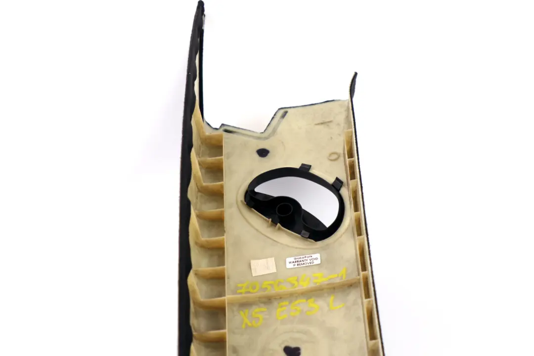 Tapizado Panel Columna Tela Negro Trasero Izquierdo para BMW 1 E53 con número de pieza 7056347 BMW 1 E53 Tapizado Panel Columna Tela Negro Trasero Izquierdo - SKU 7056347-1 - Número de pieza 7056347