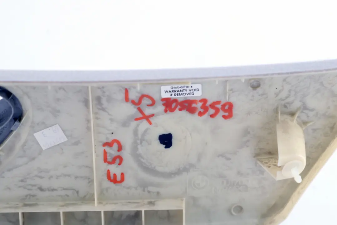 Trim Panel Column Rear Left N/S Hellgrau to BMW X5 Series E53 with Part number 7056359 BMW X5 Series E53 Trim Panel Column Rear Left N/S Hellgrau - SKU 7056359 - Part number 7056359