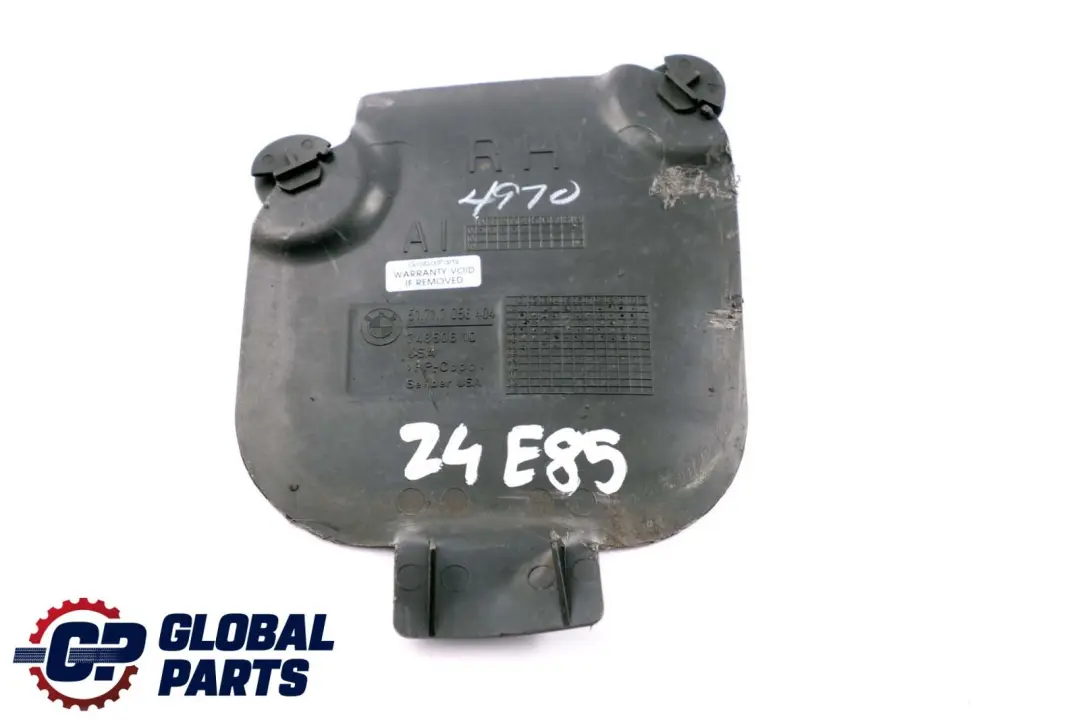 BMW Z4 E85 E86 Housse passage roue droite Garniture passage roue avant - SKU 7056404 - Numéro de pièce 7056404