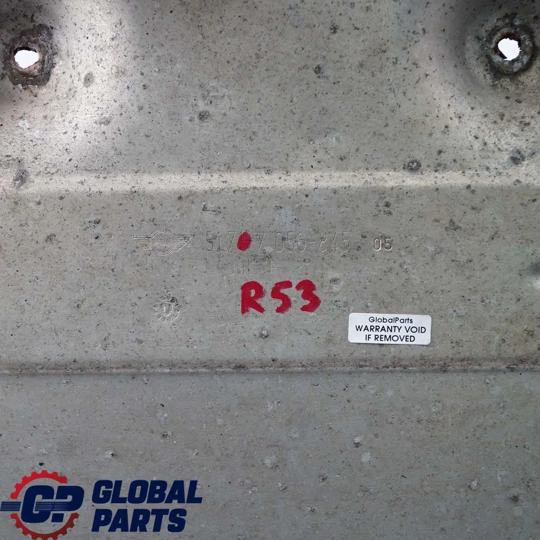 BMW Mini Cooper S R52 R53 Motor Unterboden Luftführung Luftkanal - SKU 7056845 - Teilenummer 7056845