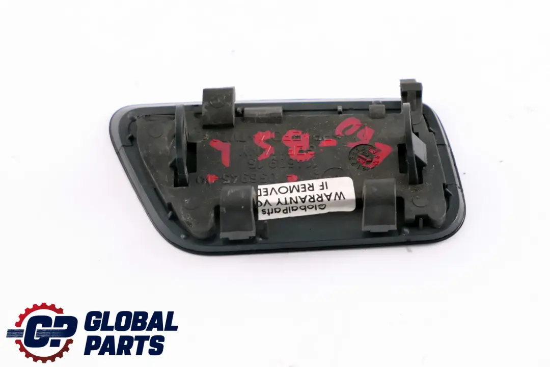 Front Bumper Headligh Flap Cover Left N/S Black Sapphire to BMW 5 Series E60 with Part number 7056945 BMW 5 Series E60 Front Bumper Headligh Flap Cover Left N/S Black Sapphire - SKU 7056945-BS - Part number 7056945