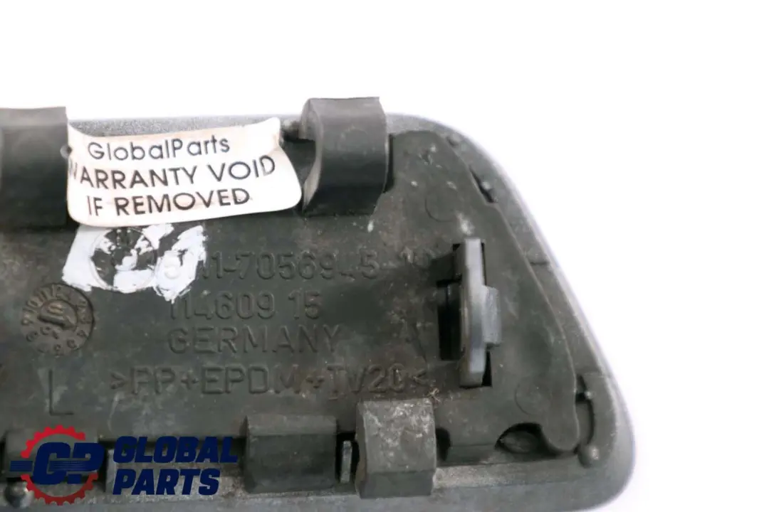 Blindverschluss Links Stossfänger Vorn Silbergrau für BMW E60 mit Teilenummer 7056945 BMW E60 Blindverschluss Links Stossfänger Vorn Silbergrau - SKU 7056945-SBG - Teilenummer 7056945