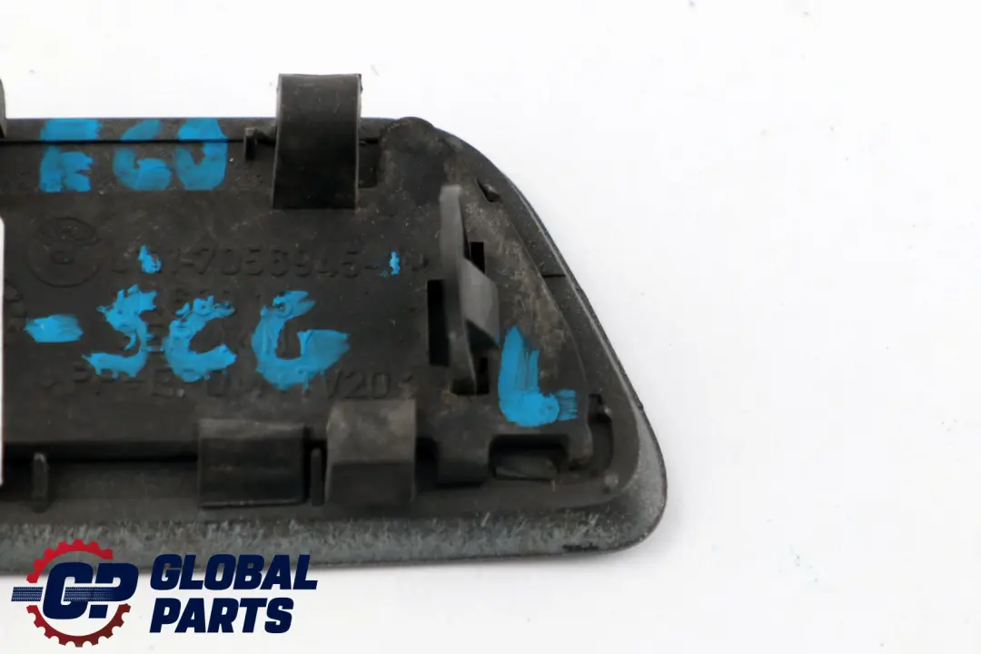 Front Bumper Headligh Flap Cover Left N/S Spacegrau to BMW E60 with Part number 7056945 BMW E60 Front Bumper Headligh Flap Cover Left N/S Spacegrau - SKU 7056945-SCG - Part number 7056945