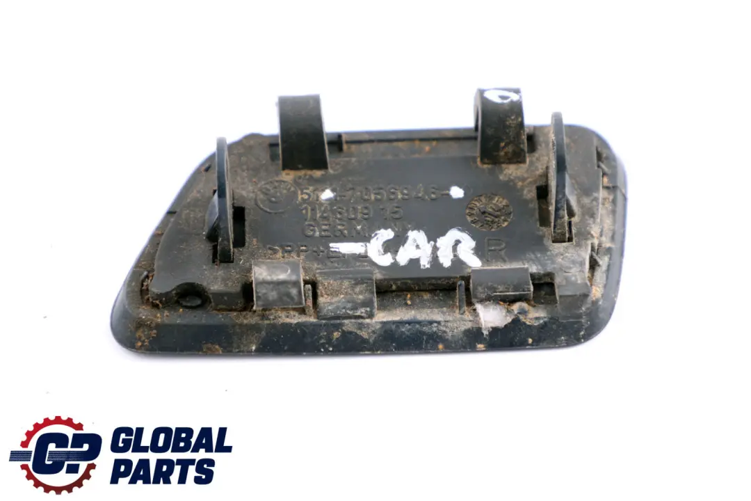 BMW 5 Series E60 E61 Front Bumper Headligh Flap Cover Right O/S Carbonschwarz - SKU 7056946-CAR - Part number 7056946