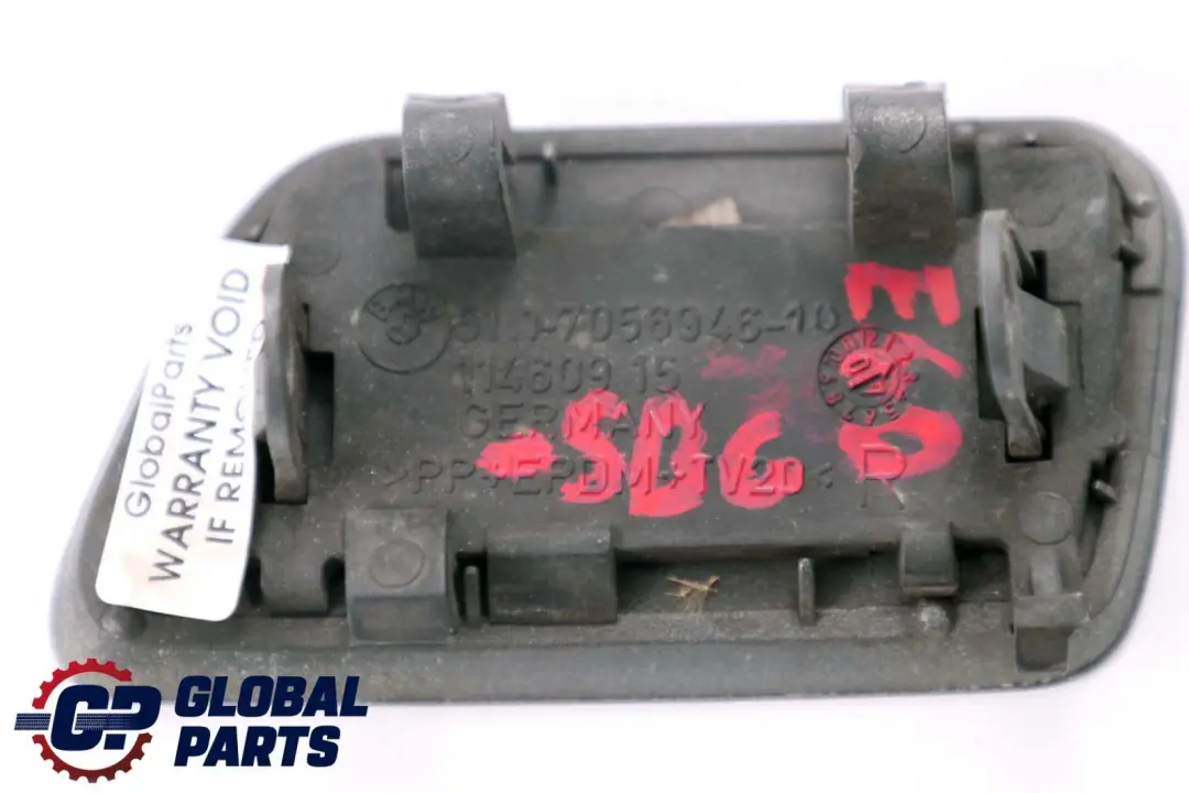 BMW 5 er E60 E61 Scheinwerferabdeckung Vorne Rechts Silbergrau Grau - SKU 7056946-SBG - Teilenummer 7056946