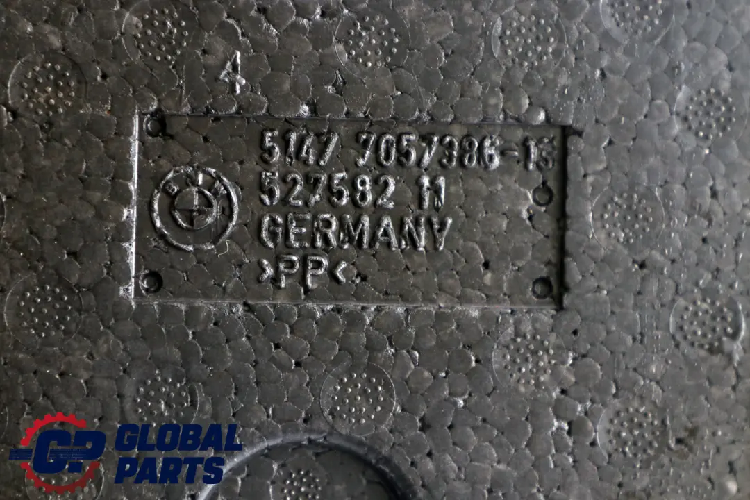 BMW E60 Lewy Wkład Panel Wypełnienie Styropian Pianka Bagażnika - SKU 7057386 - Numer Części 51477057386